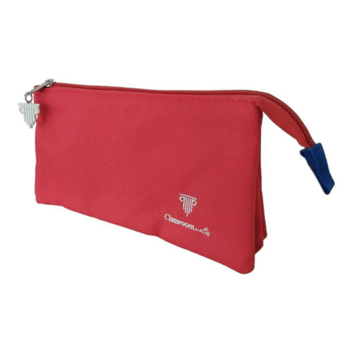 Picture of AMBAR TRIPLE PENCIL CASE RED
